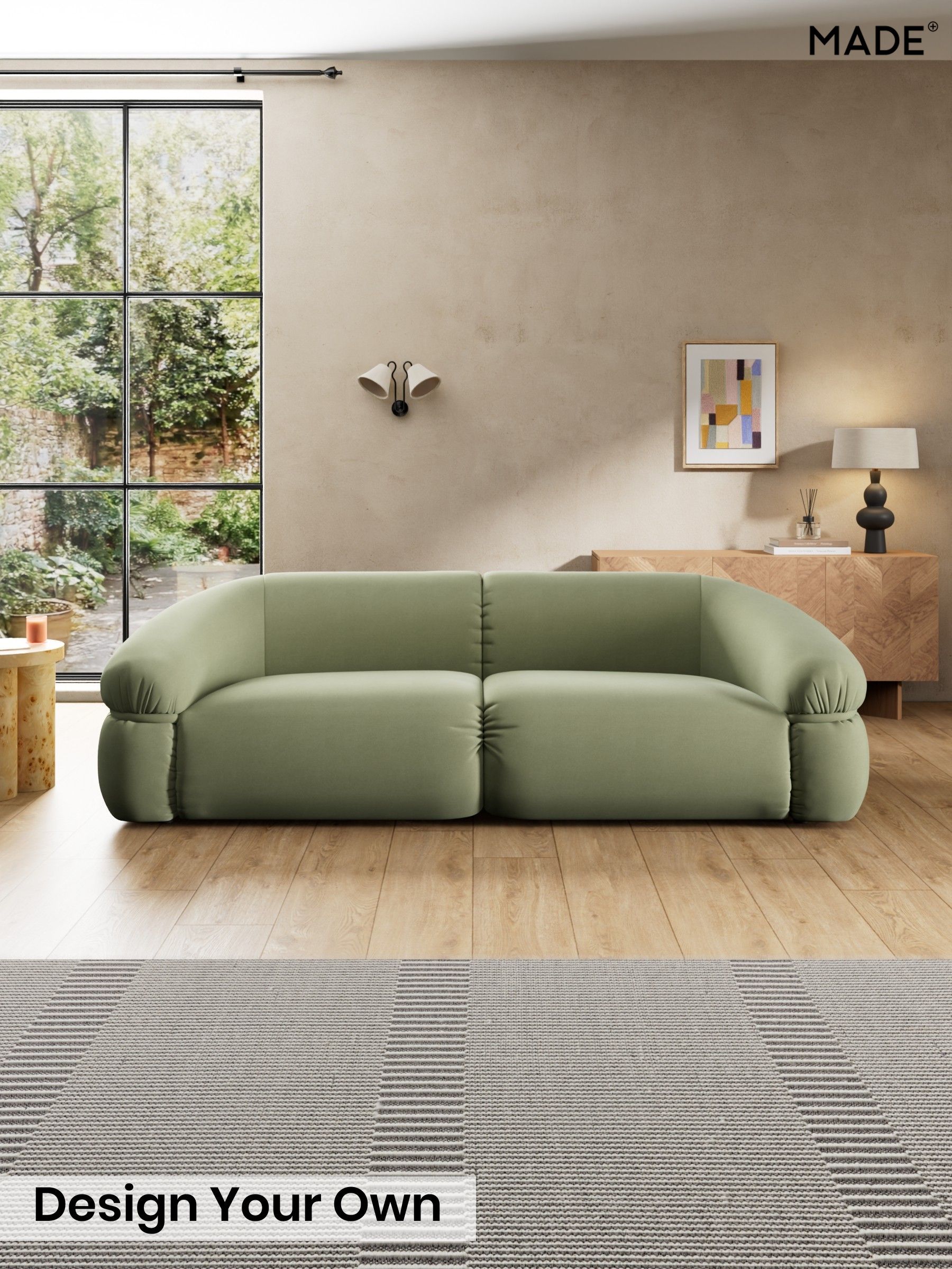 Cotton Velvet Blend/Sage Green - Soma By Made