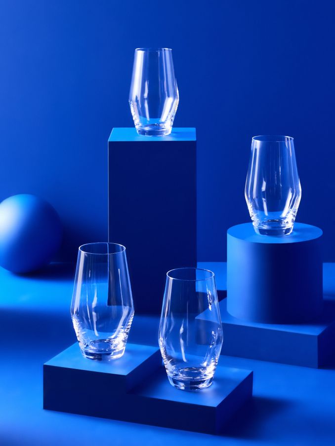 Velma Crystal Tumbler Glasses in Clear (360699) | £26