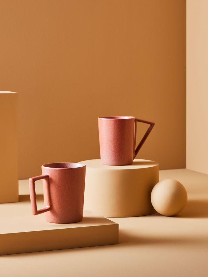 Set of 2 Hazel Mugs in Terracotta (360834) | £16