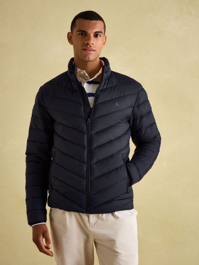 Garrett Navy Showerproof Padded Jacket (372913) | £59