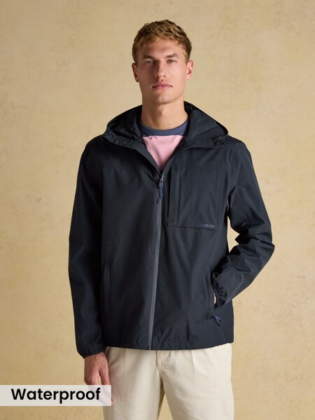 Ayston Navy Blue Lightweight Waterproof Coat
