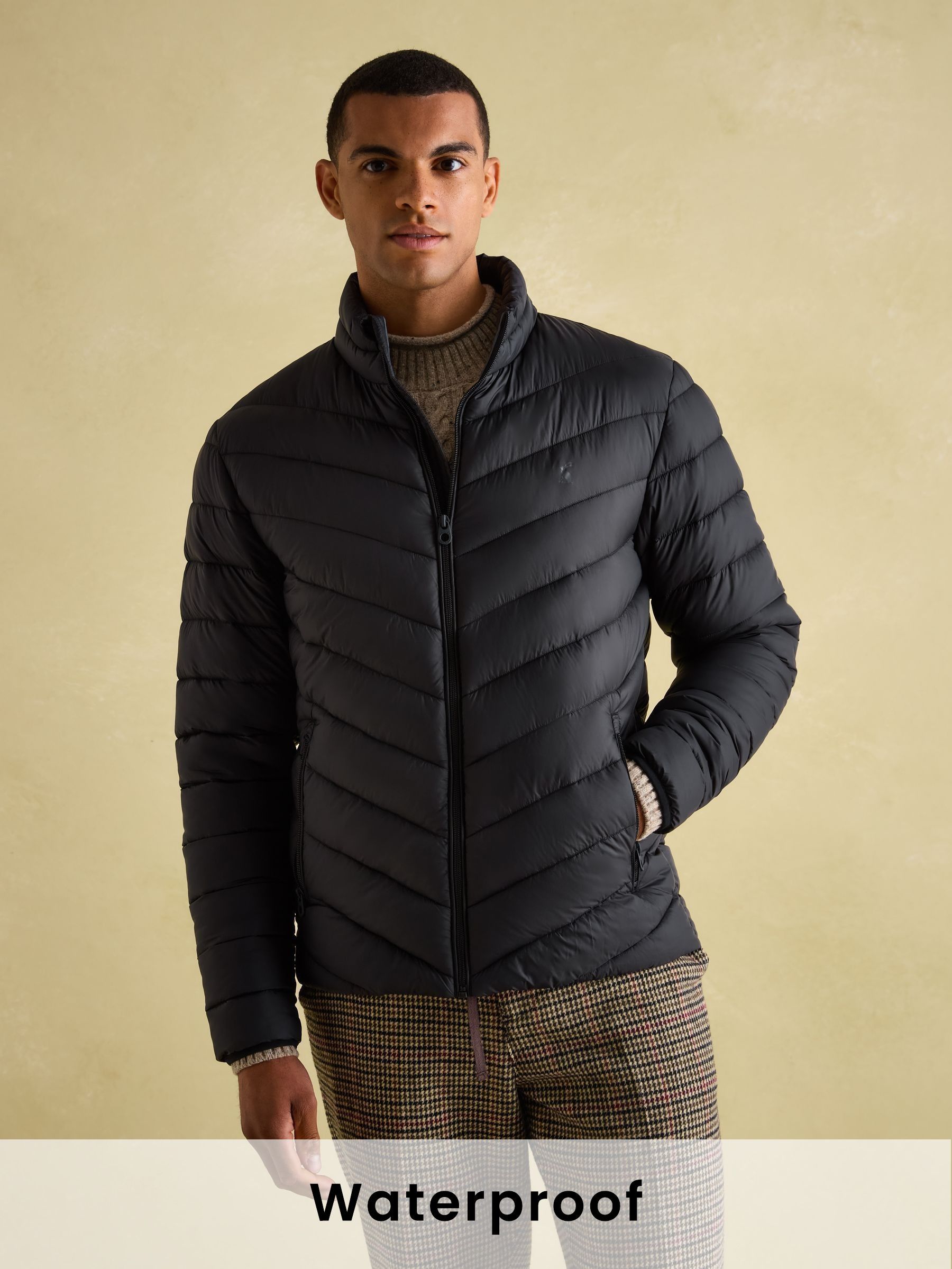 Garrett Black Showerproof Padded Jacket (373166) | £41