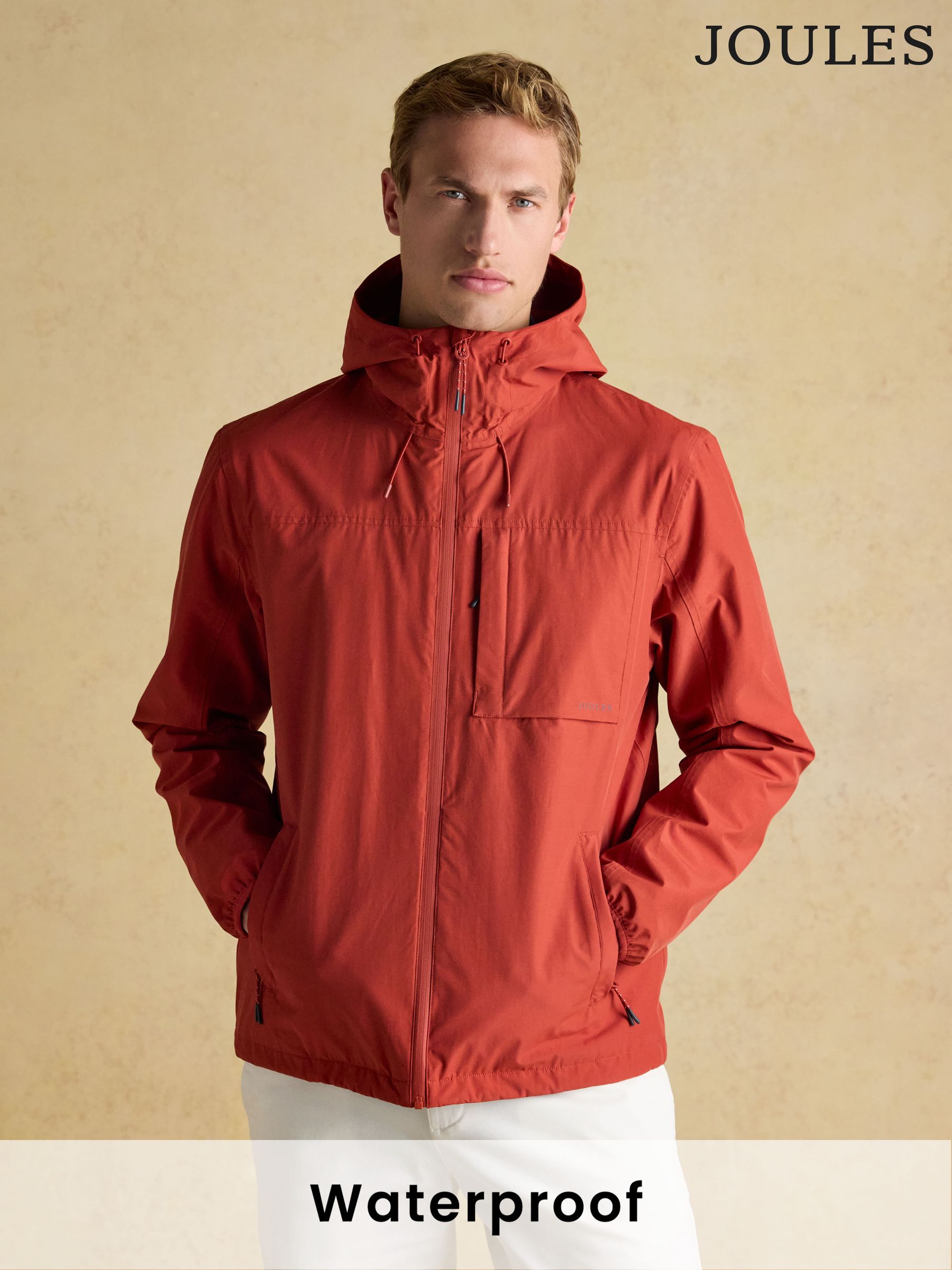 Ayston Orange Lightweight Waterproof Coat (373242) | £79