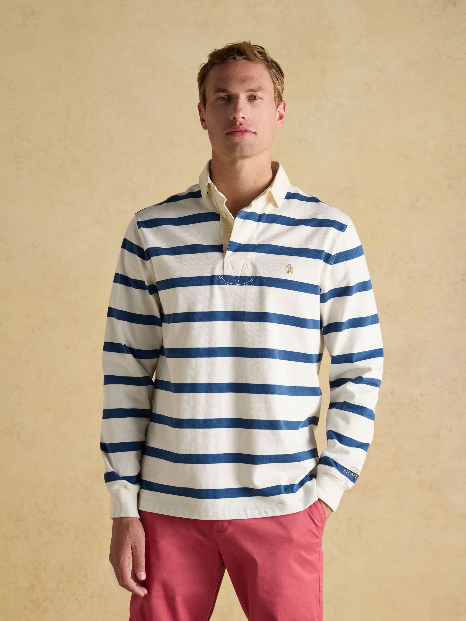 Rugby Club Cream & Blue Shirt (376556) | £59