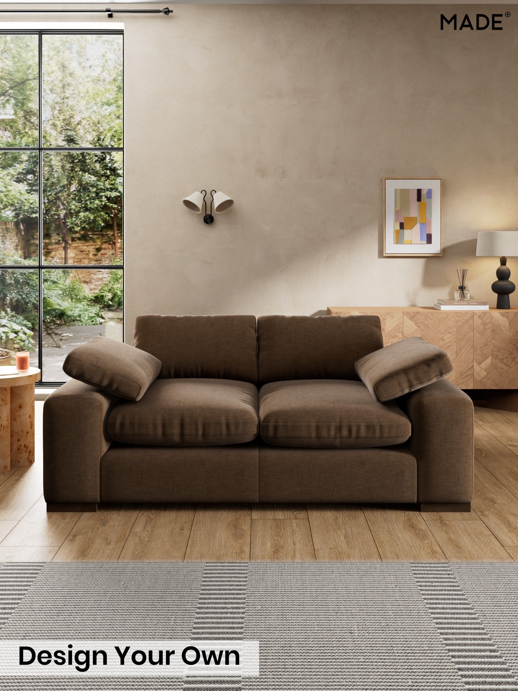 Etched Chenille/Cocoa Brown - Melbourne By Made