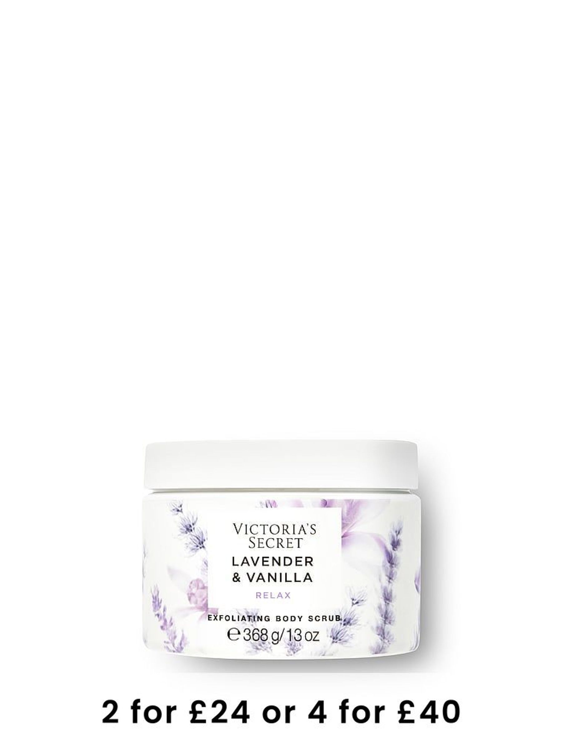 Lavender & Vanilla Natural Beauty Body Scrub 368g (404680) | £18