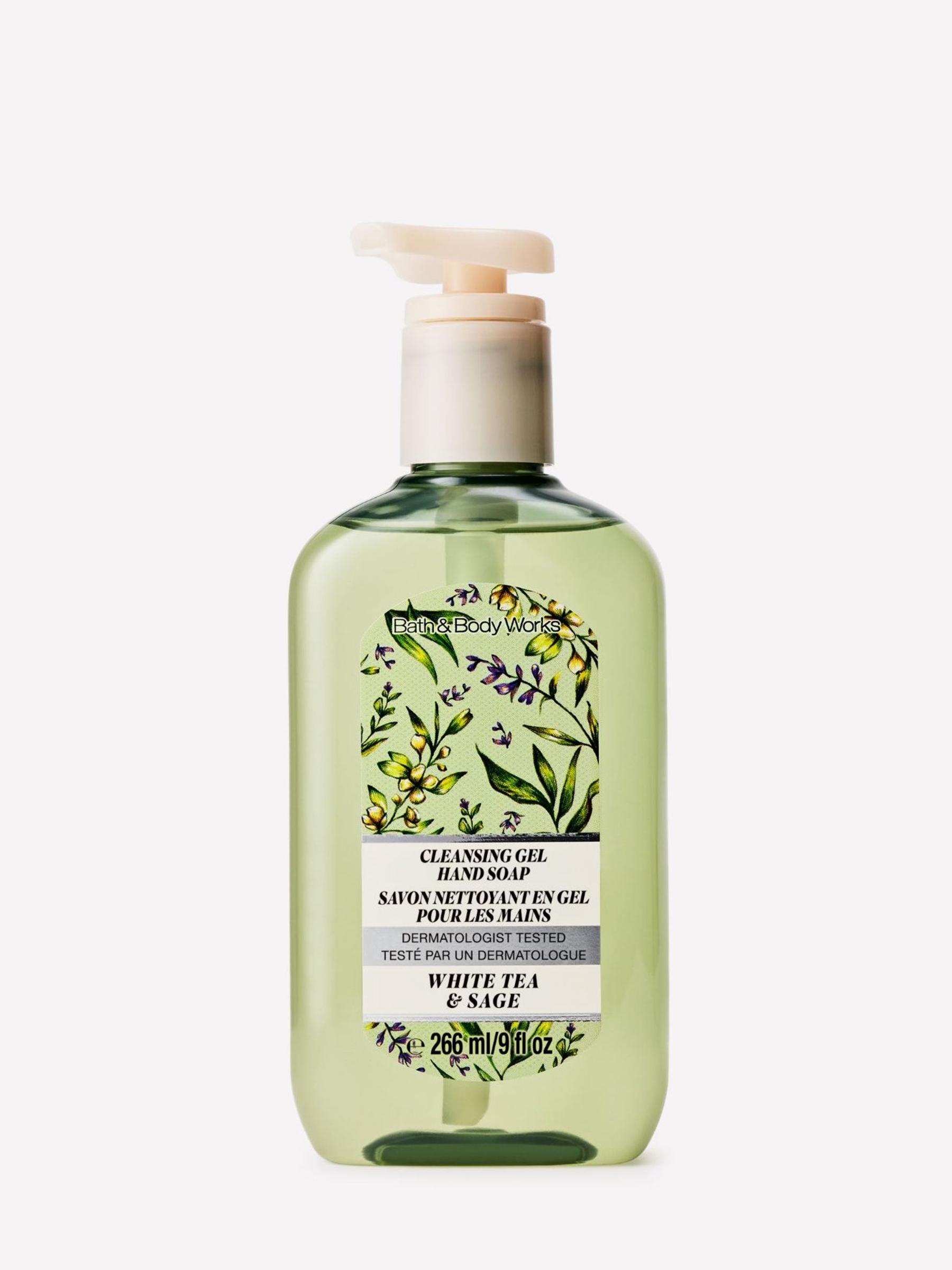 White Tea and Sage - Cleansing Gel Hand Soap 266ml