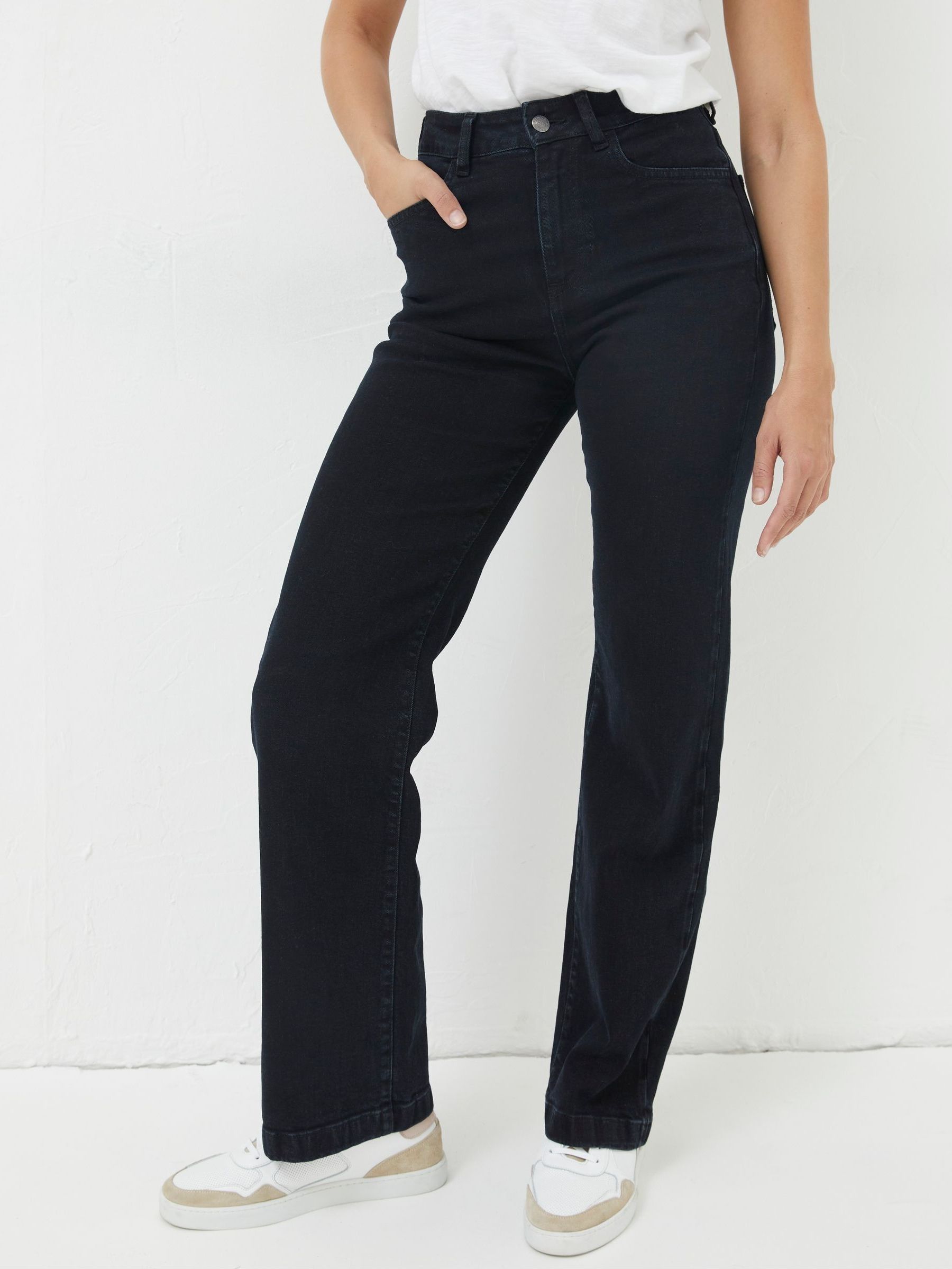 Blue Elise Wide Leg Jeans (409516) | £28