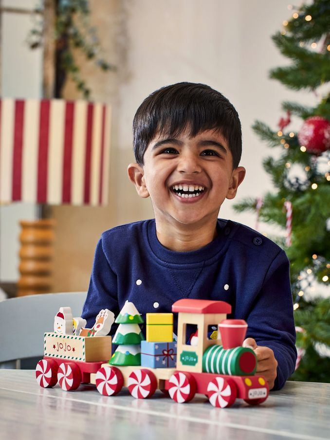 Wooden Christmas Train (411136) | £29