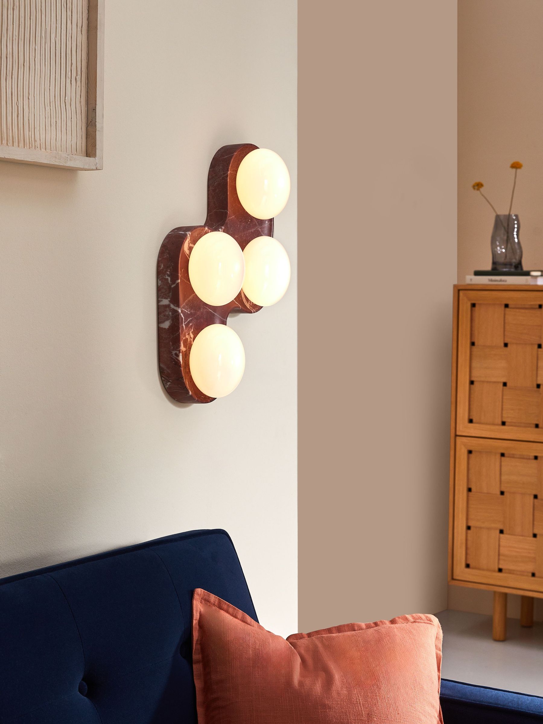 Wilf Wall Light in Red (414514) | £139