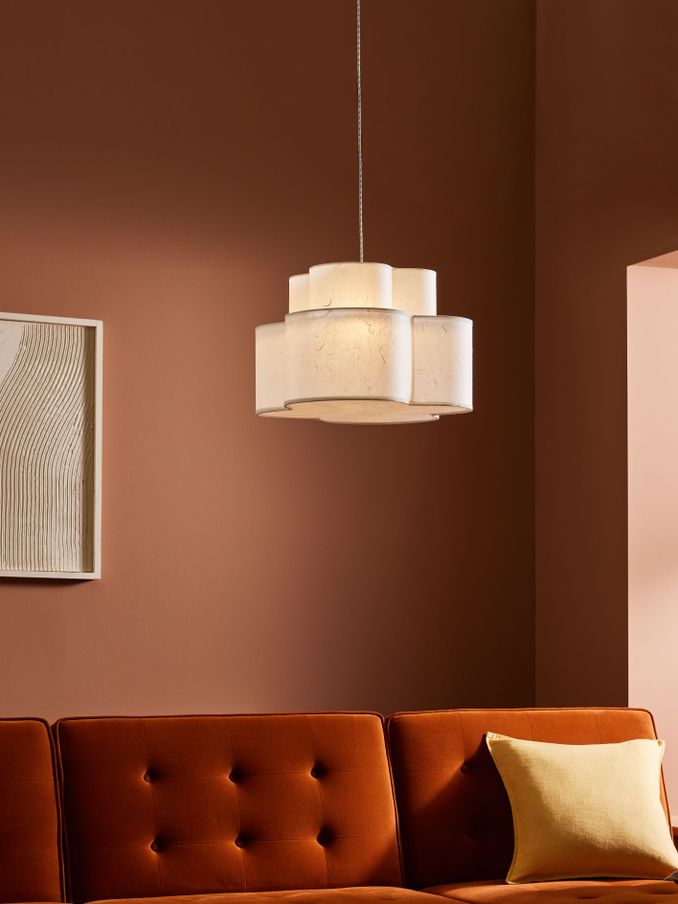 2 Tier Giana Pendant Ceiling Light in White (414572) | £145