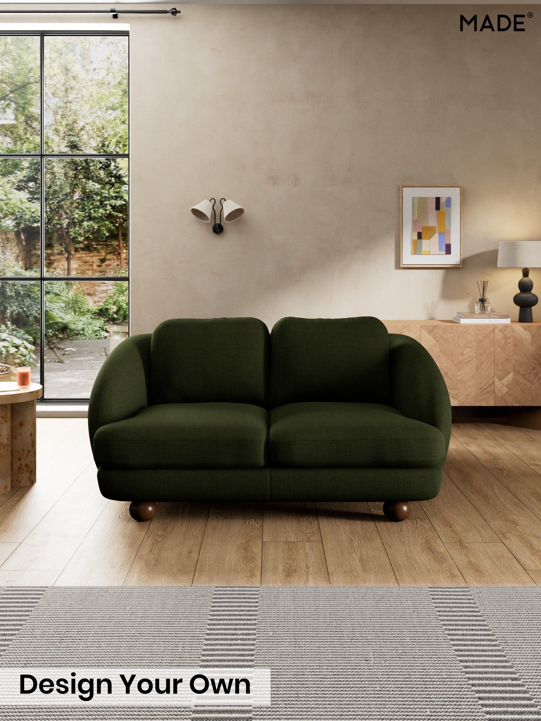 Basket Weave/Olive Green - Madris By Made