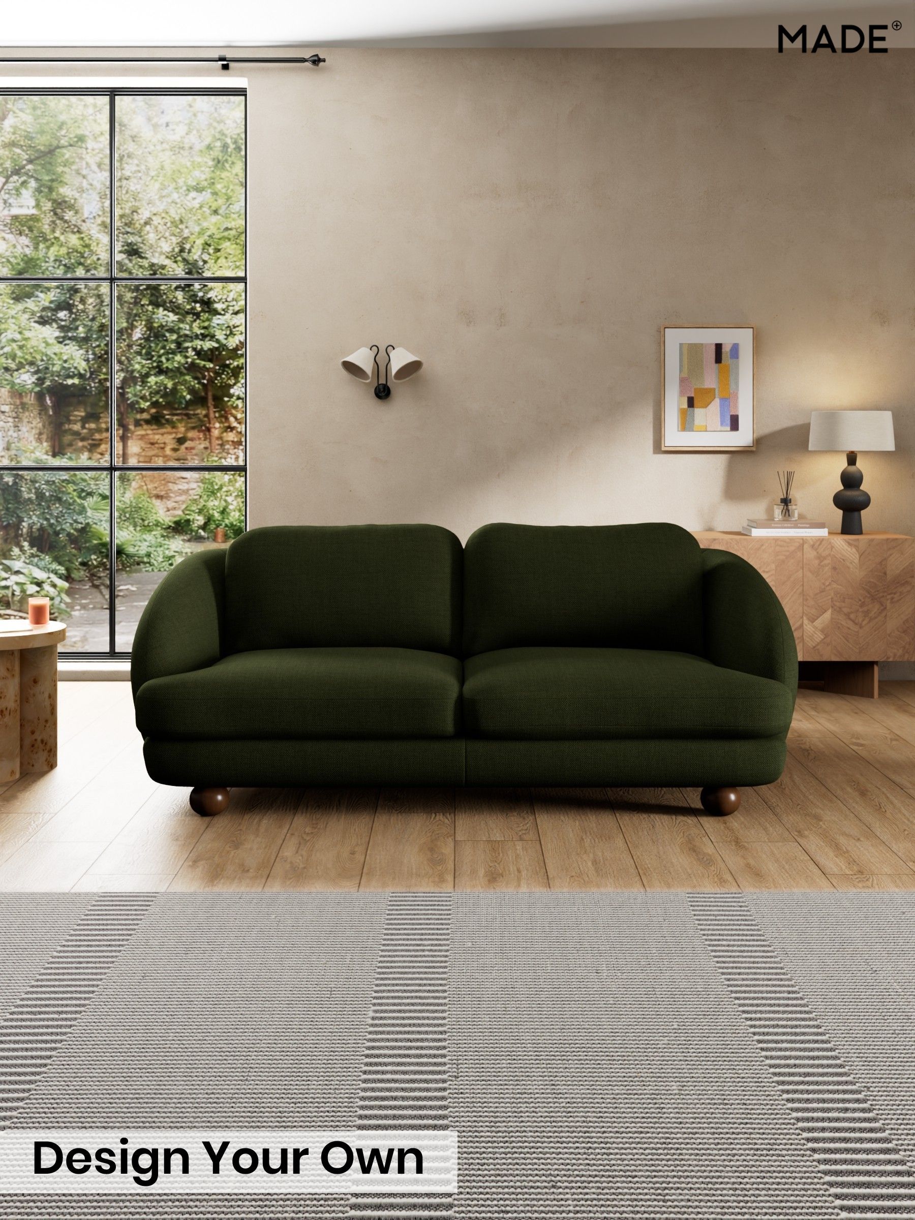 Basket Weave/Olive Green - Madris By Made