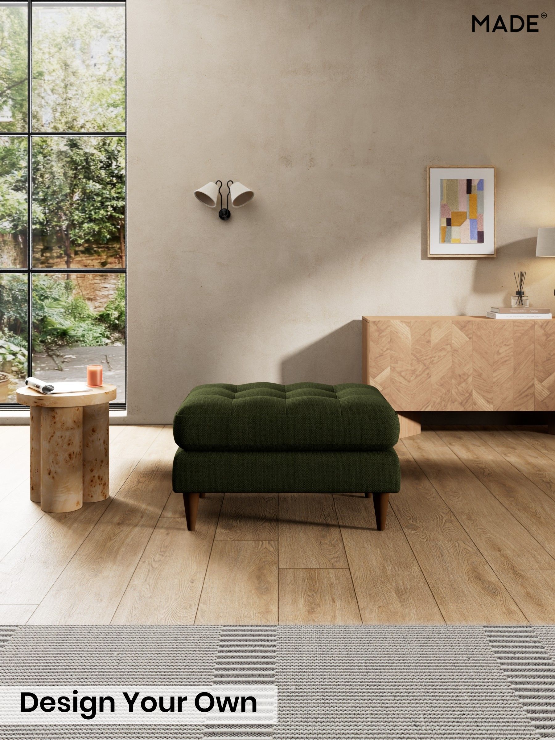 Basket Weave/Olive Green - Scott By Made