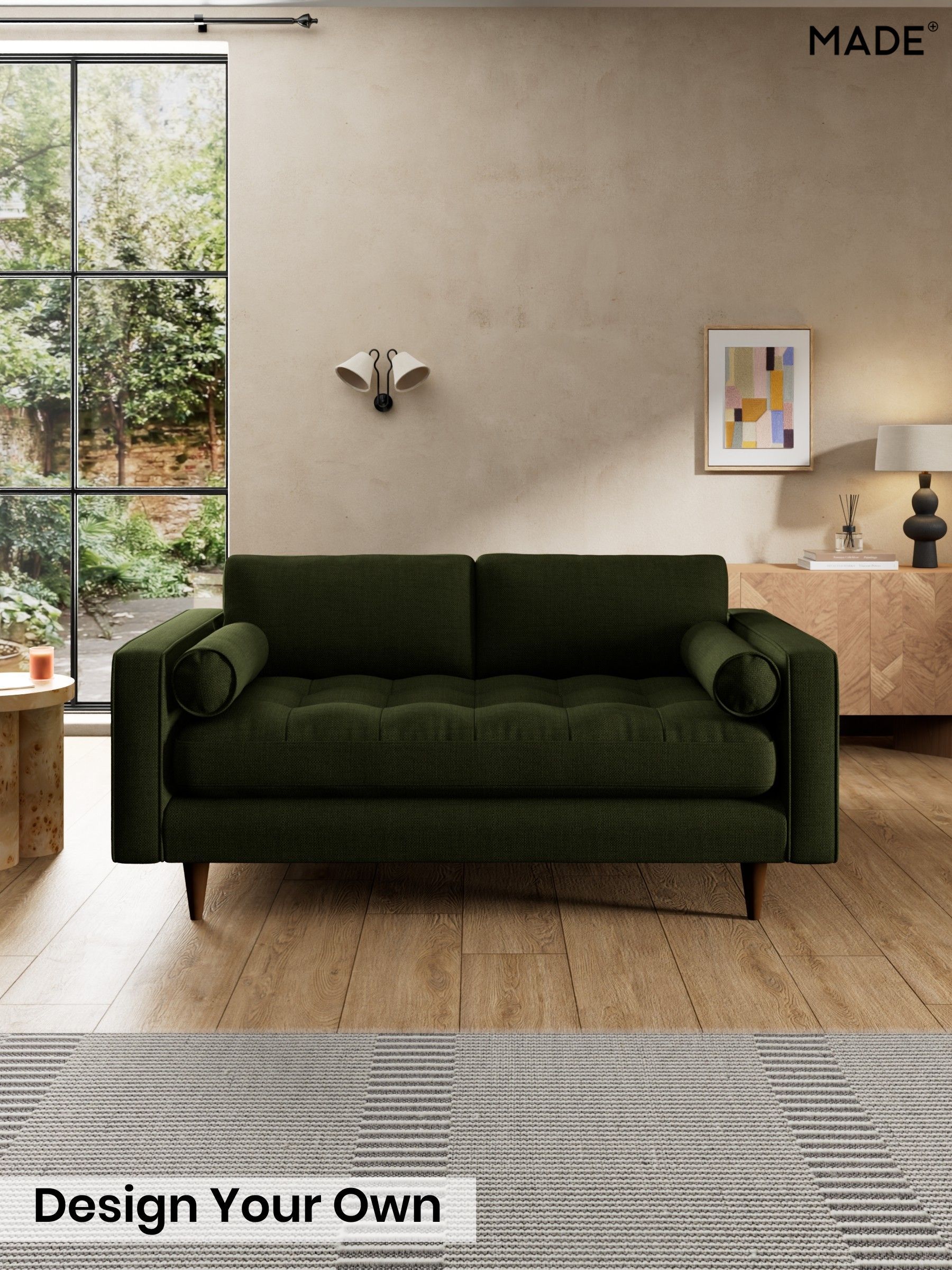 Basket Weave/Olive Green - Scott By Made