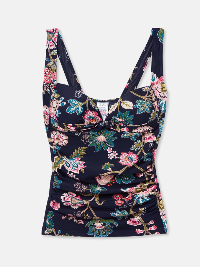 Jasmine Navy Floral Tankini Top (426815) | £17