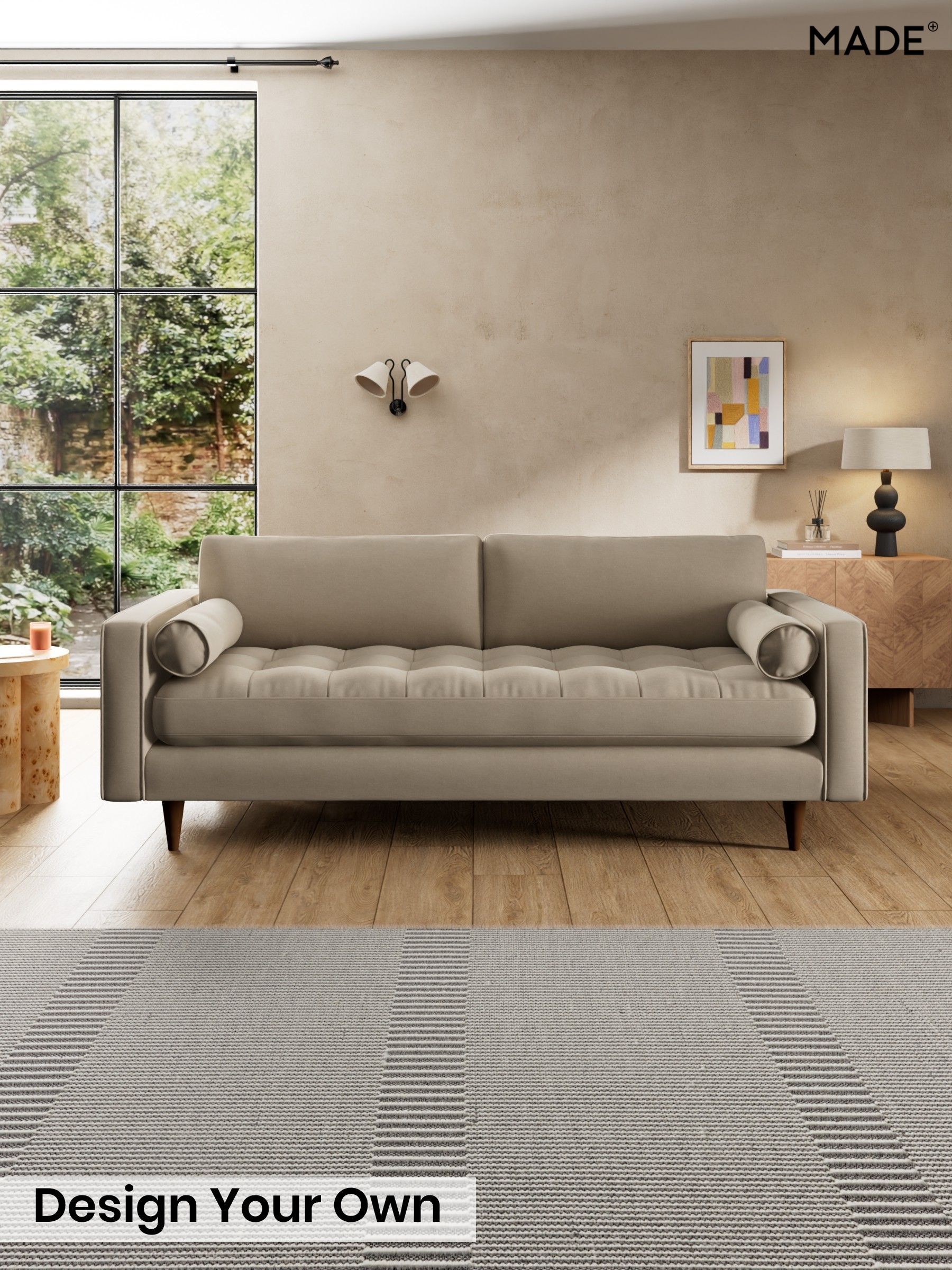 Cotton Velvet Blend/Mid Natural - Scott By Made