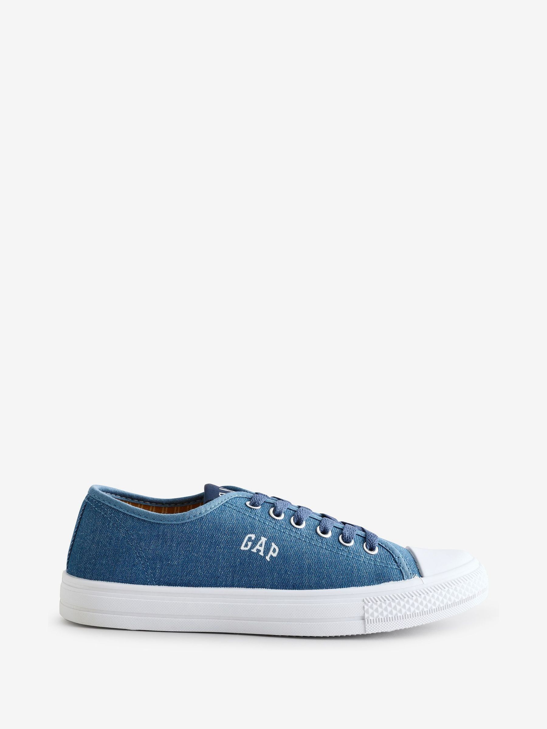 Blue Houston Low Top Canvas Trainers (435052) | £35