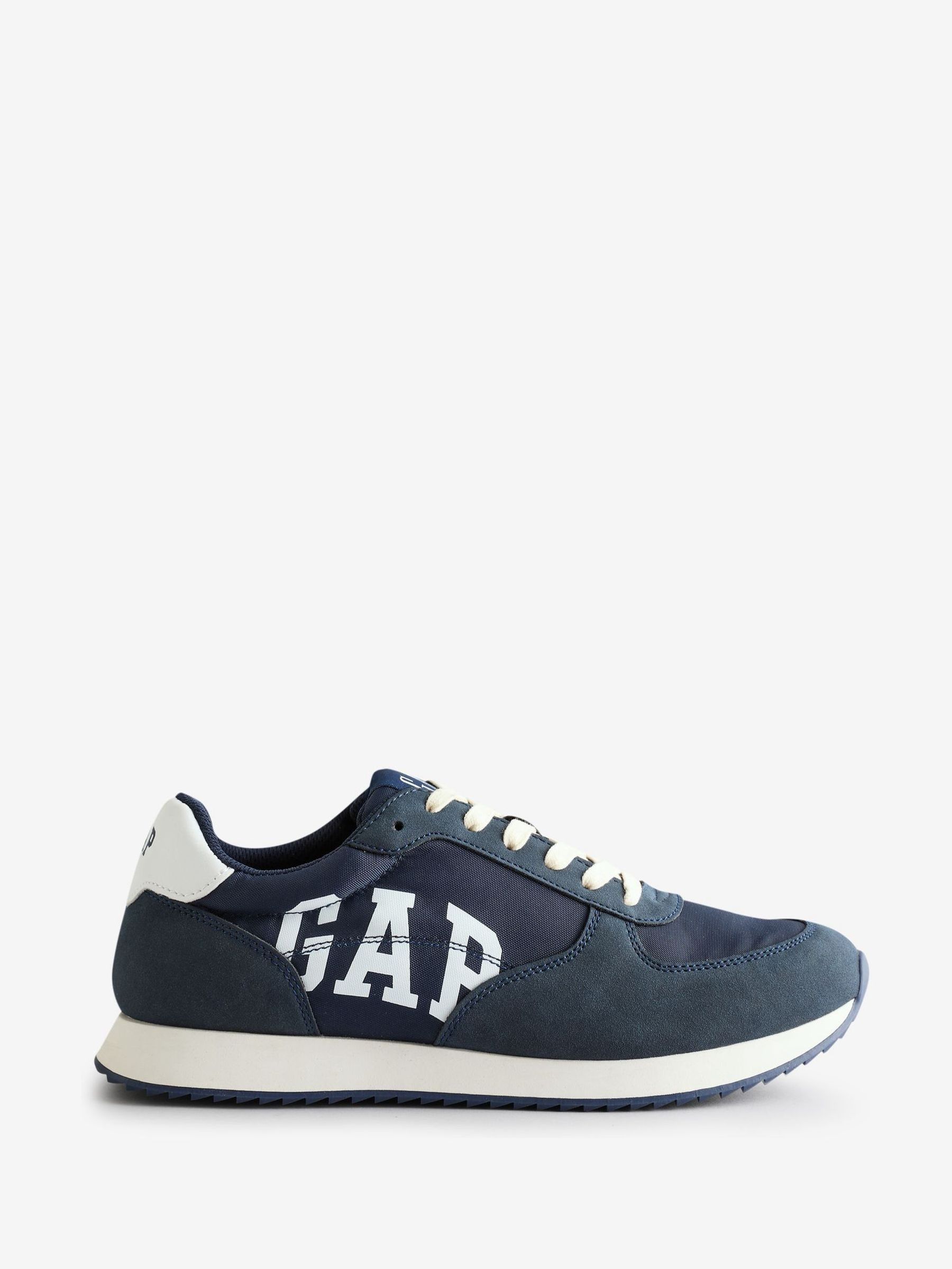 Navy Blue Nashville Nylon Runner Logo Trainers (435230) | £50