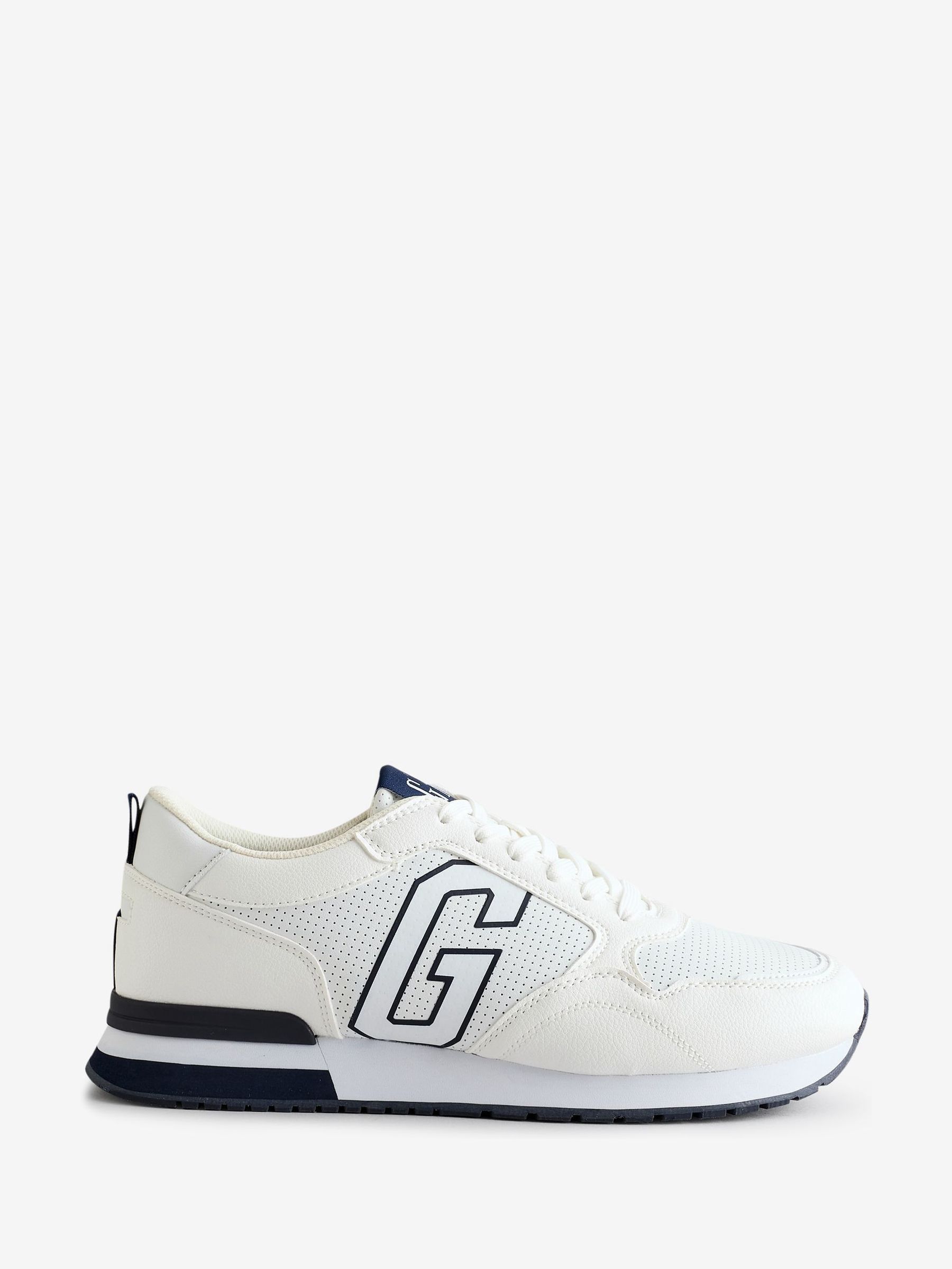 White New York Low Top Trainers (435266) | £70