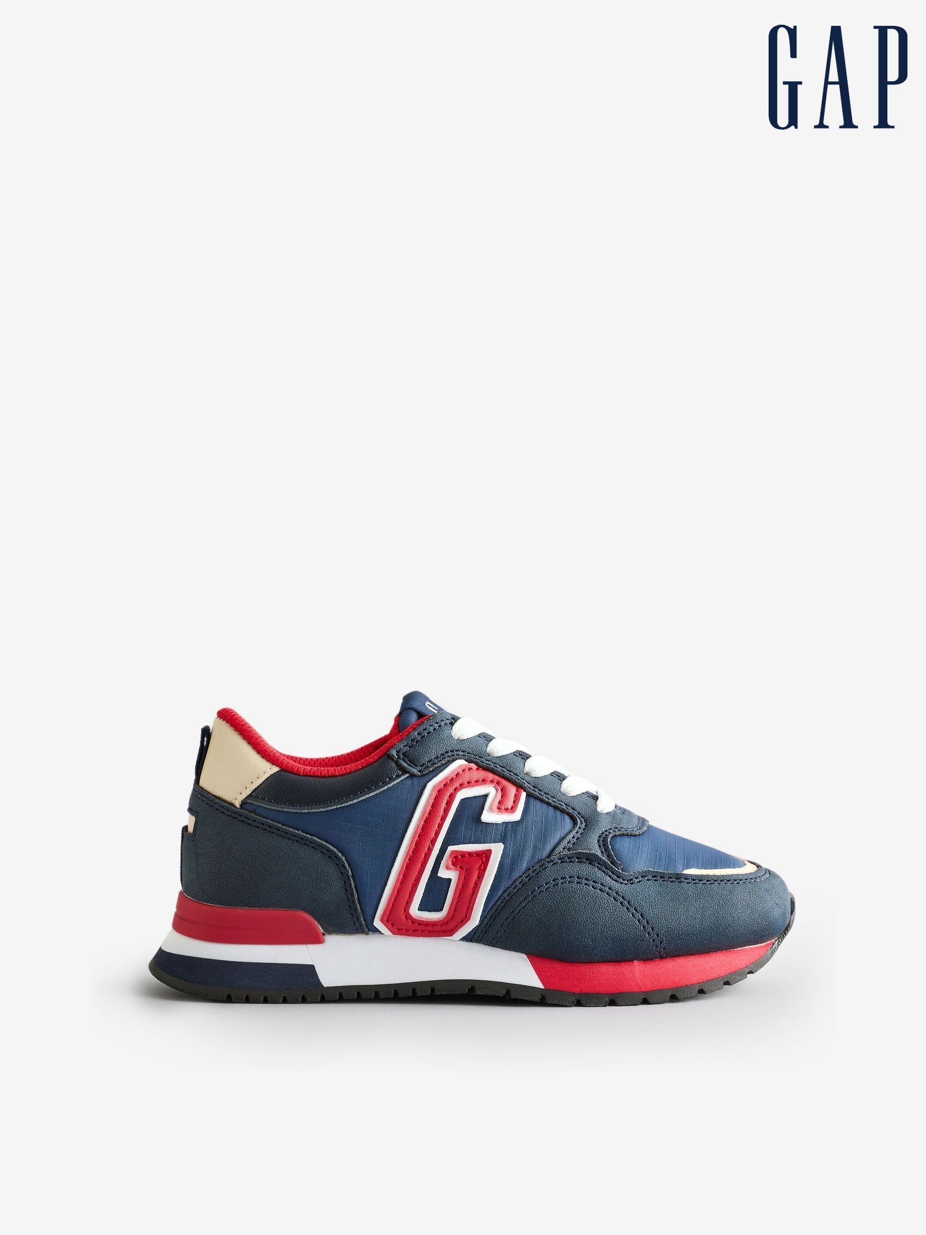 Navy/Blue New York Low Top Trainers (435368) | £50