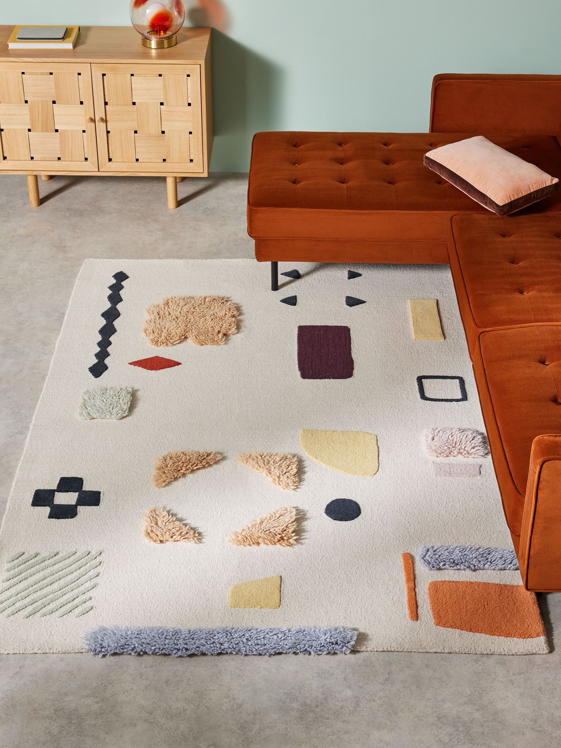 Patti Wool Rug in Multi (436186) | £160 - £380