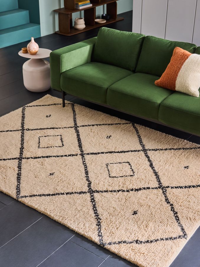 Mona Wool Berber Rug in Natural (436318) | £220 - £590