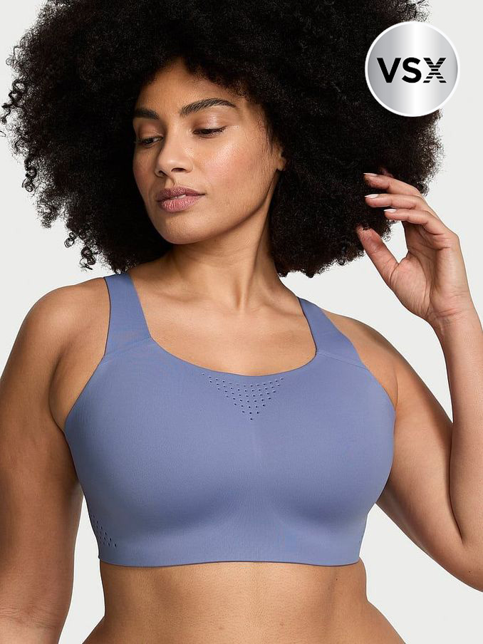 Velvet Morning Blue Back Close VSX Featherweight™ Max High Support Sports Bra (436848) | £18
