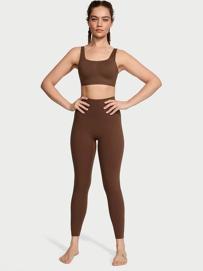 Ganache Brown 7/8 Length VS Elevate Light Compression Leggings (437370) | £22