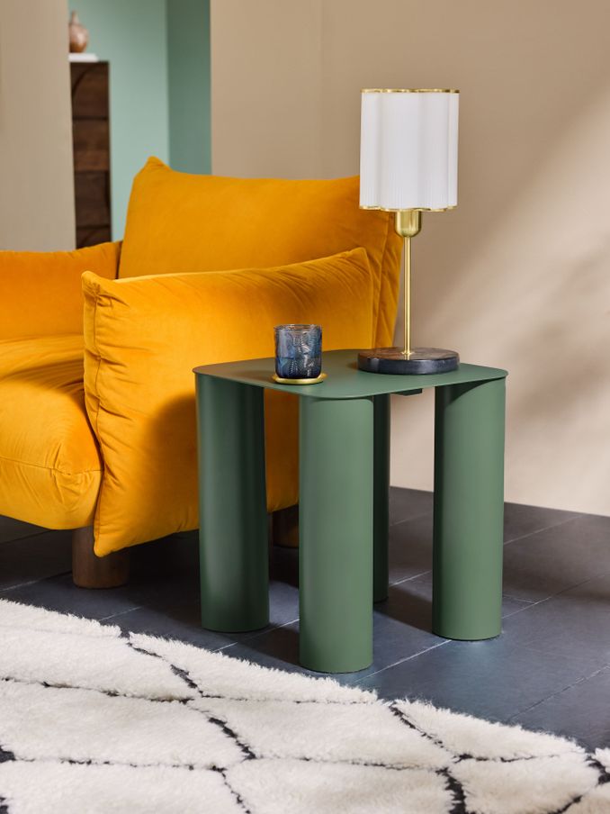 Otis Side Table in Dark Green (440612) | £199