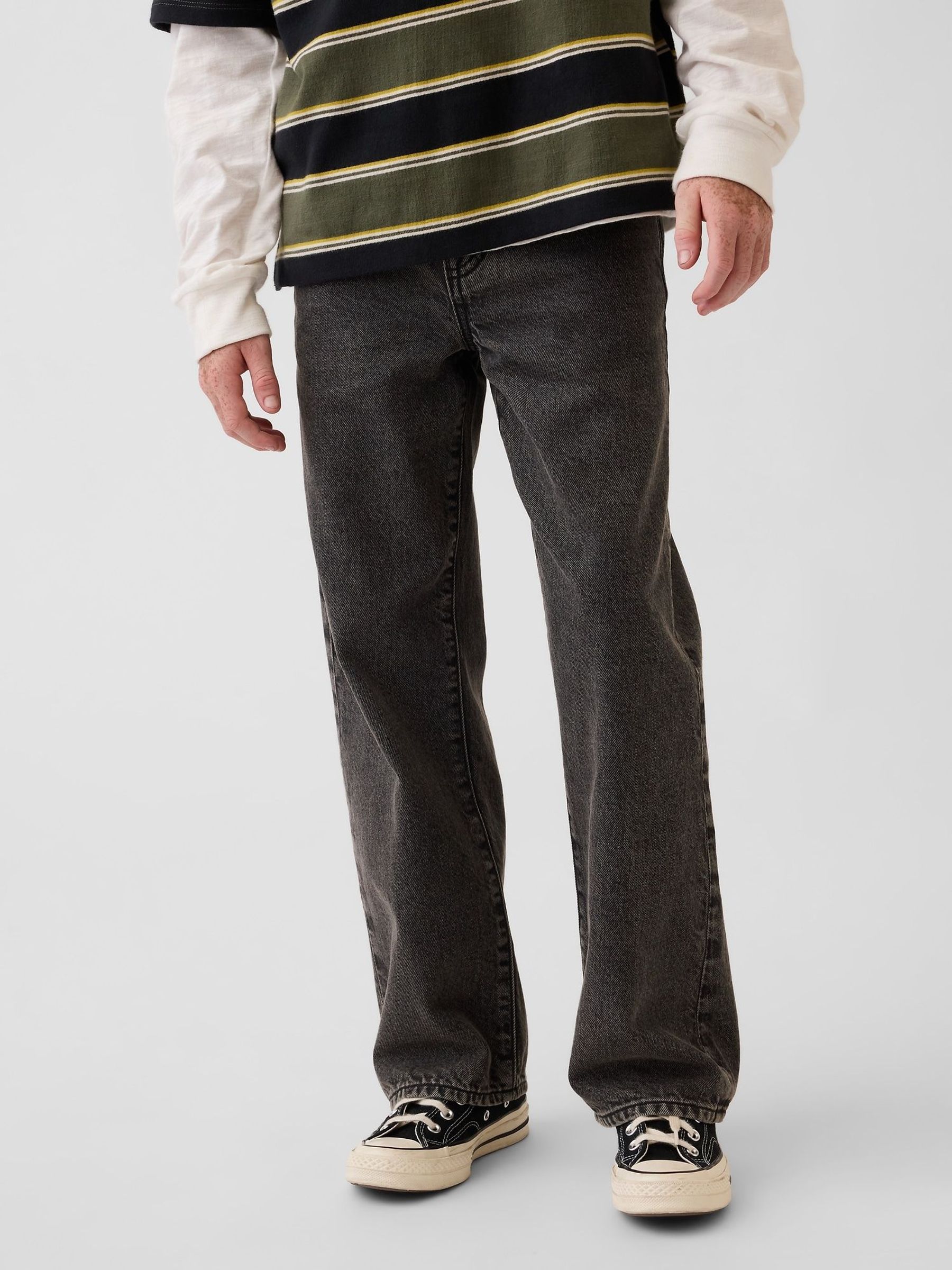 Black - 90's Loose Jeans