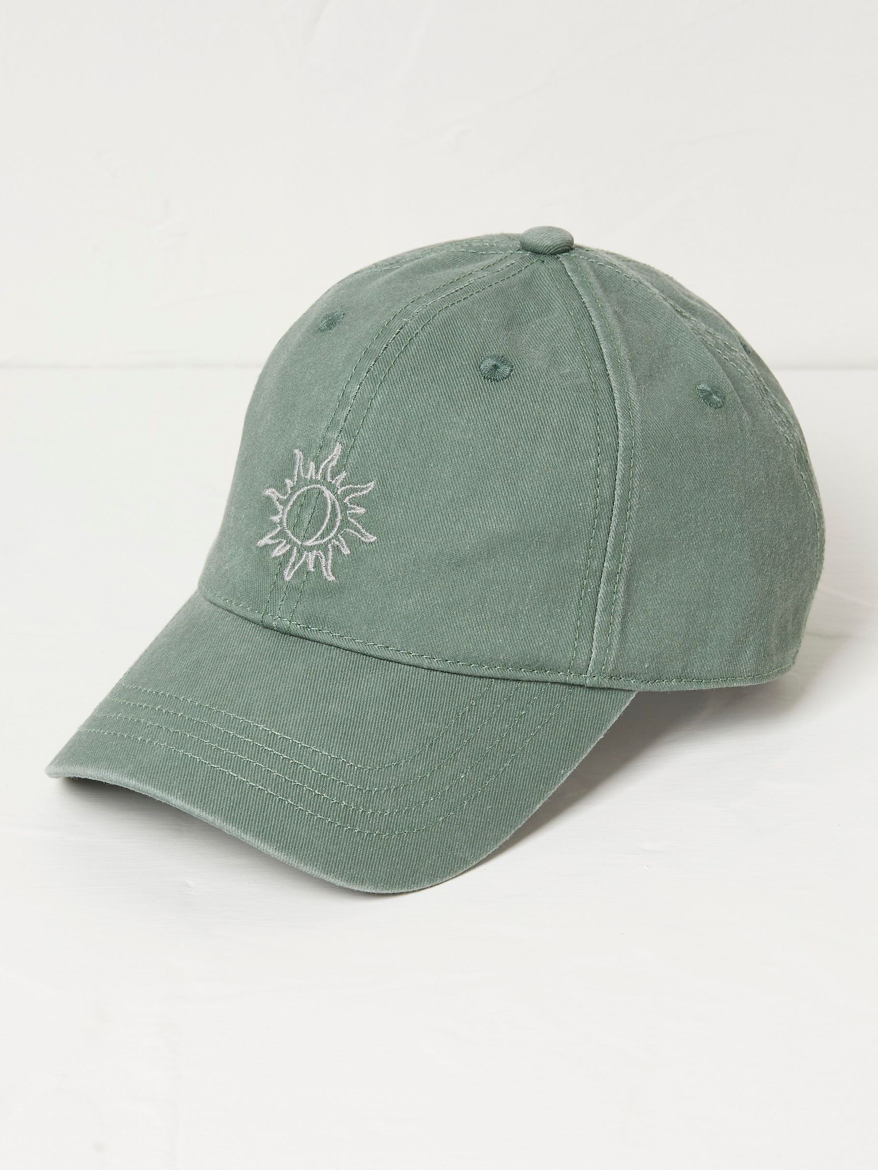 Green Embroidered Sun Cap (450796) | £18