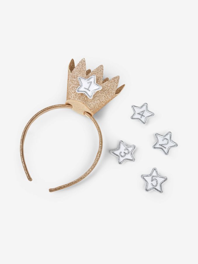 Gold Birthday Crown Headband (451177) | £10