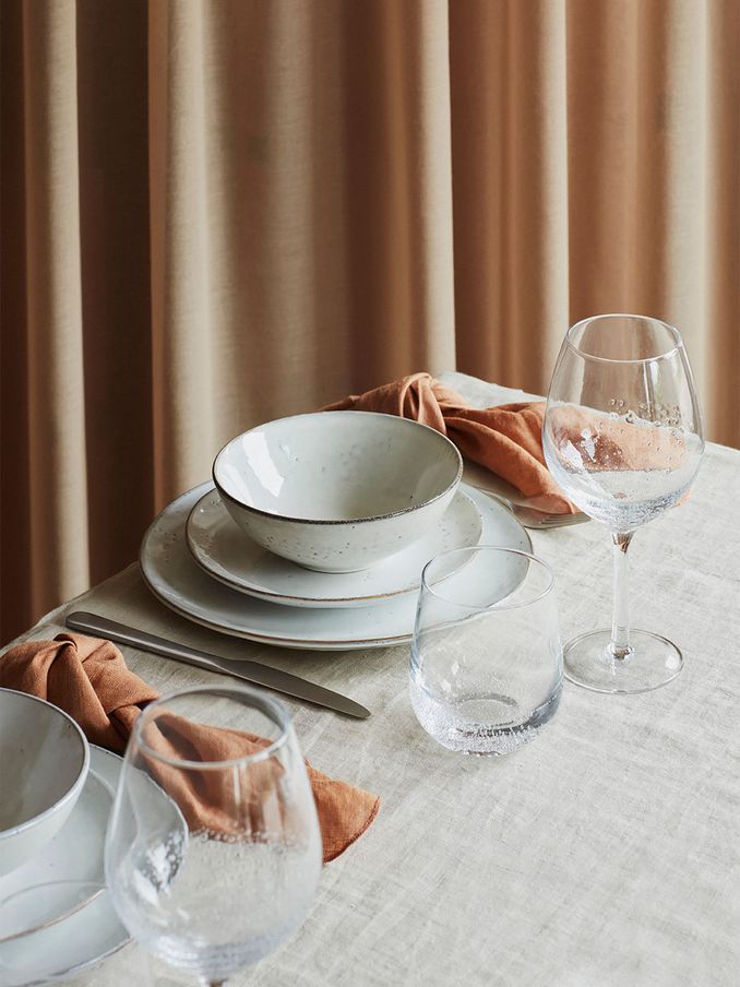 Broste Copenhagen 12 Piece Natural Nordic Dinnerware Set (452365) | £195