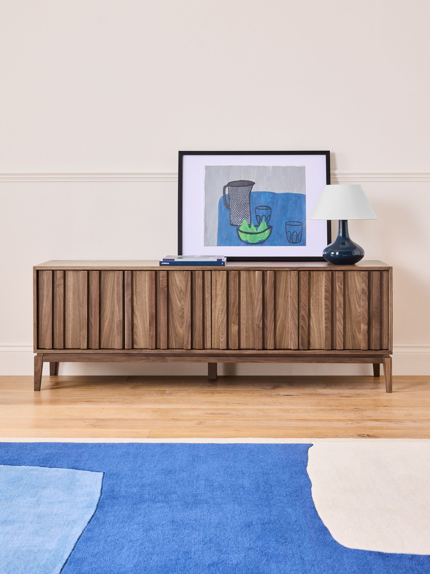 Jasper Conran London Walnut Belgrave Wide TV Unit (466629) | £699
