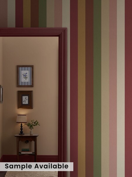 Country Stripe 10m Wallpaper