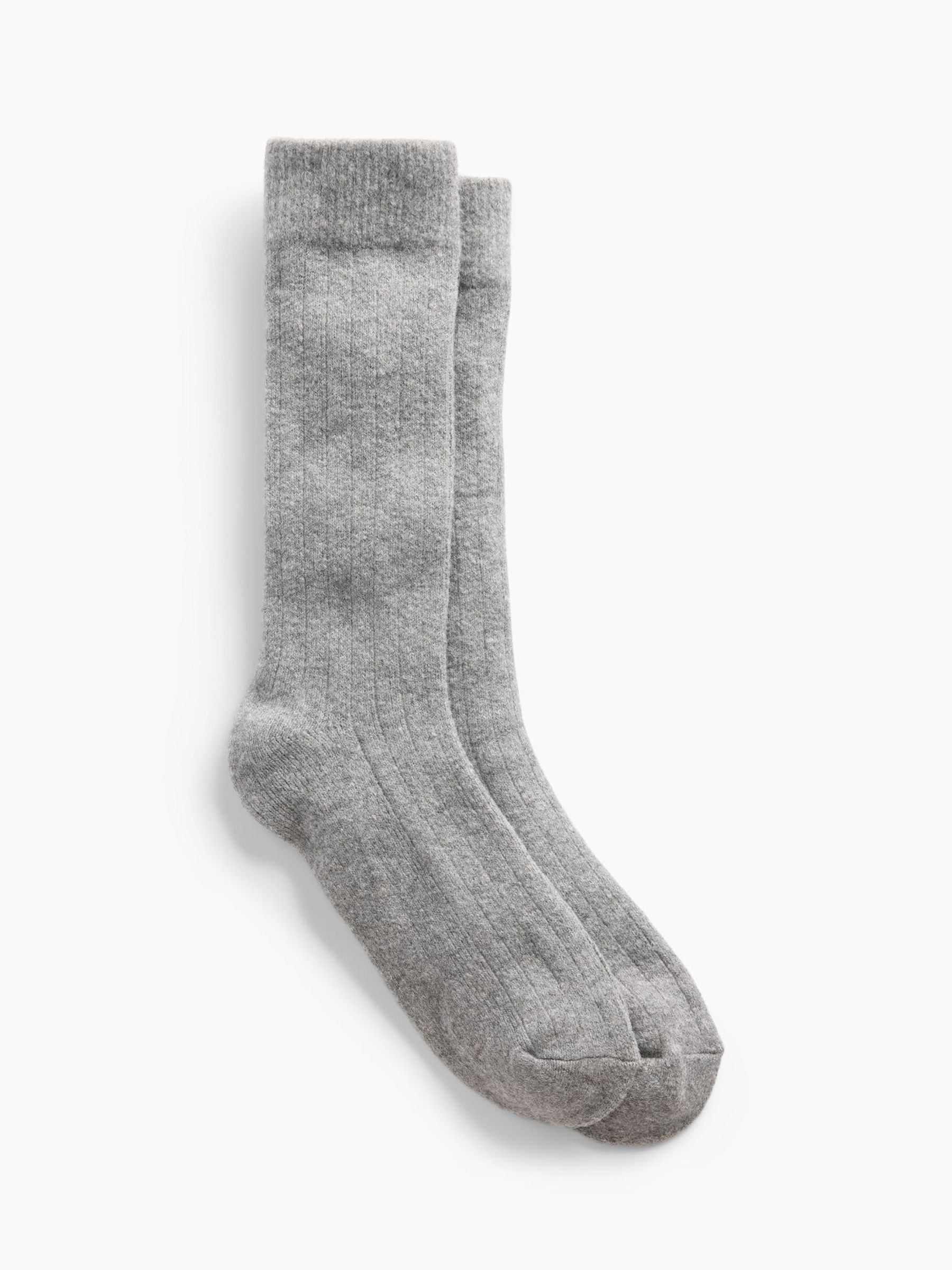Grey - Regular Cashsoft Crew Socks