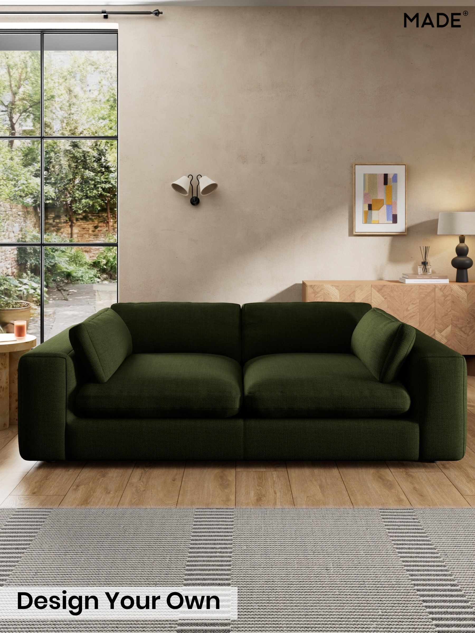 Basket Weave/Olive Green - Alec By Made