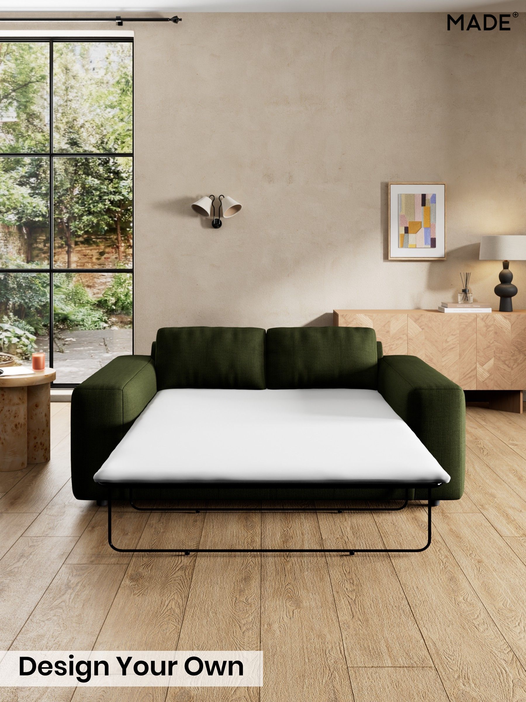 Basket Weave/Olive Green - Alec By Made