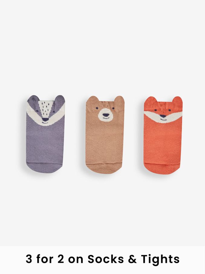 Multi 3-Pack Woodland Extra Thick Socks (502521) | £10.50