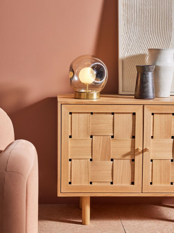 Astrid Table Lamp in Grey (504447) | £99
