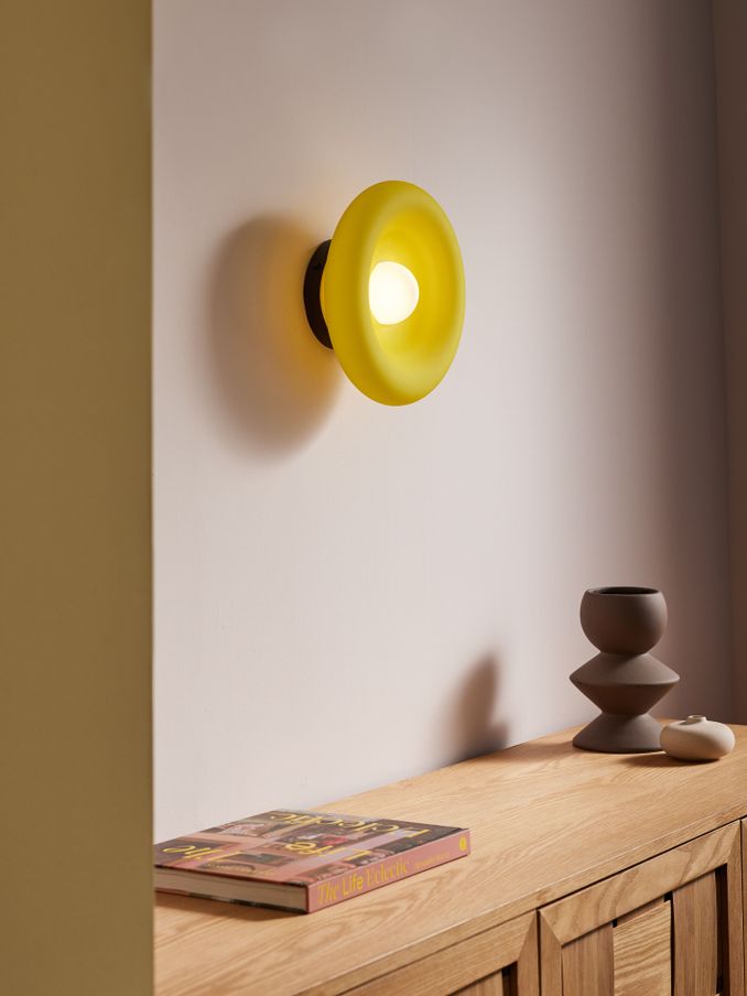 Uriel Wall Light in Yellow (504639) | £85