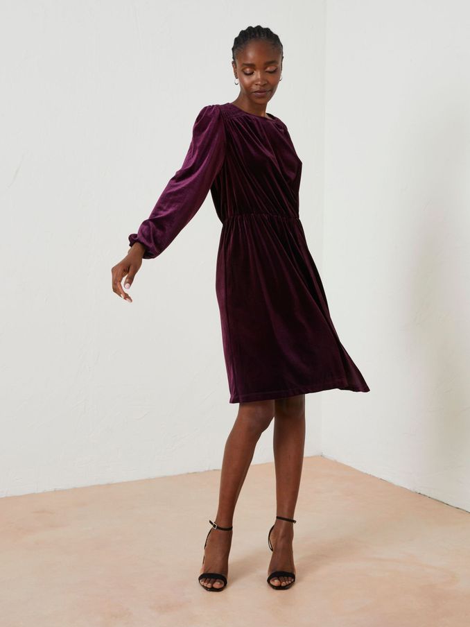 Purple Annie Velvet Dress (510768) | £30