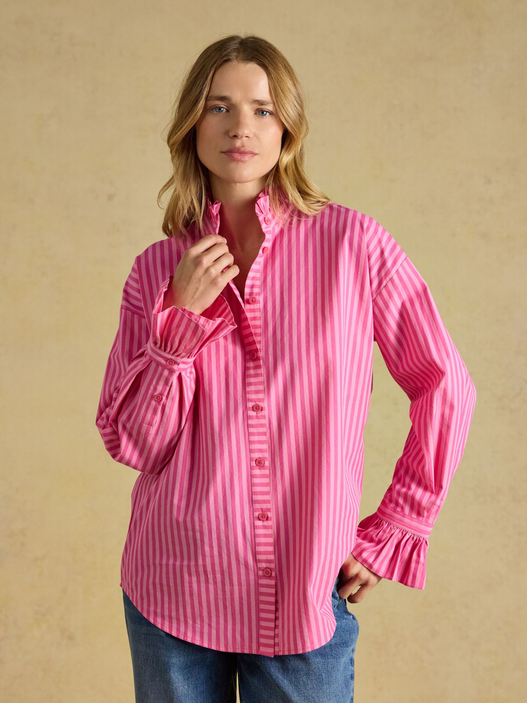 Pink Stripe - Relaxed Fit Shirt