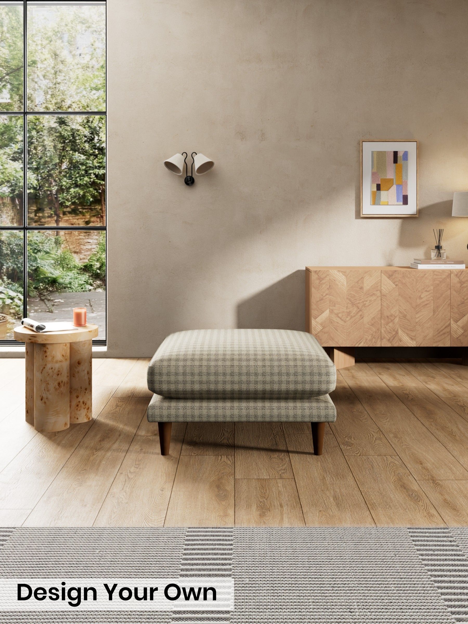 Declan Check/Natural and Black - Otis By Made