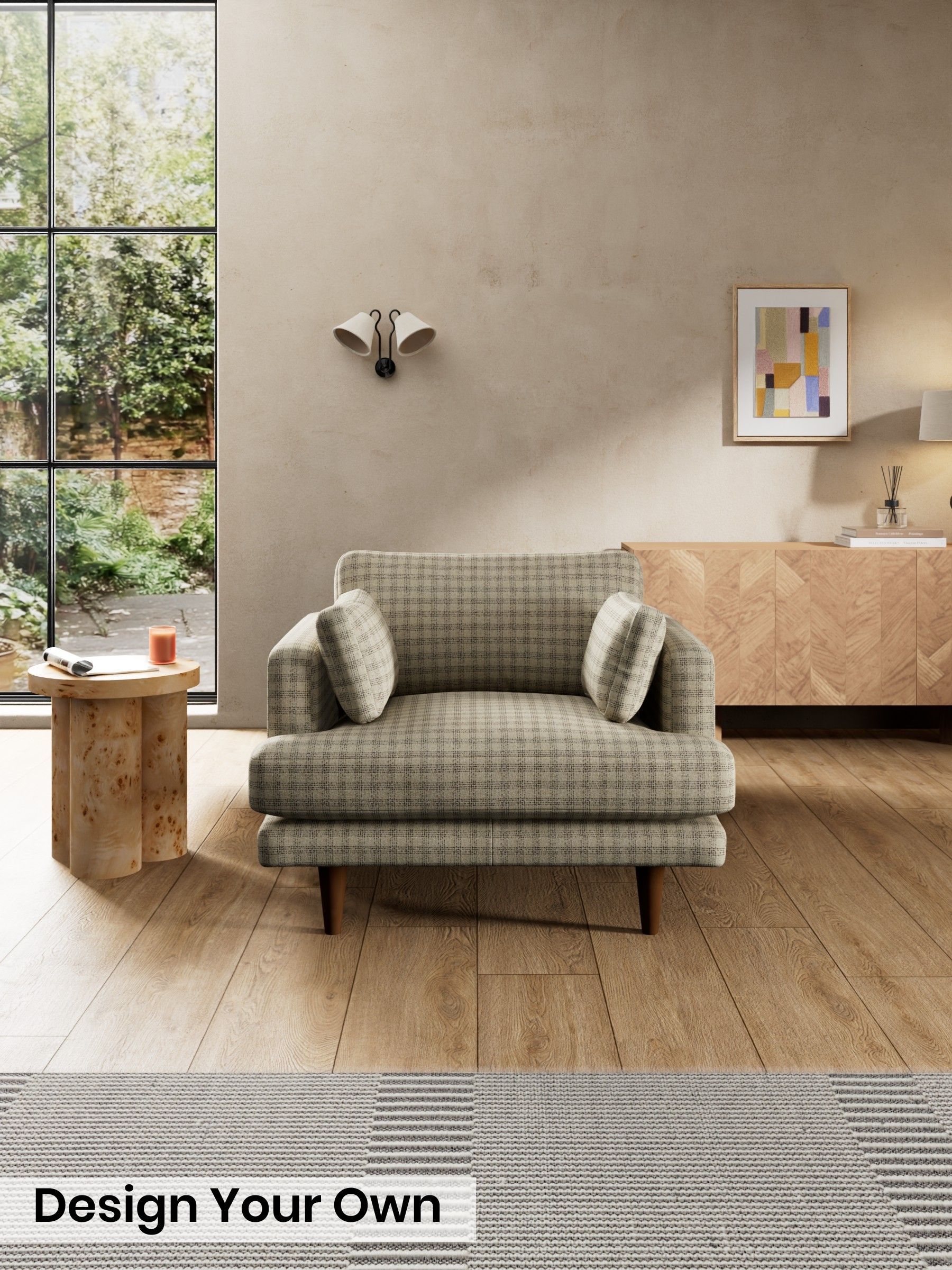 Declan Check/Natural and Black - Otis By Made