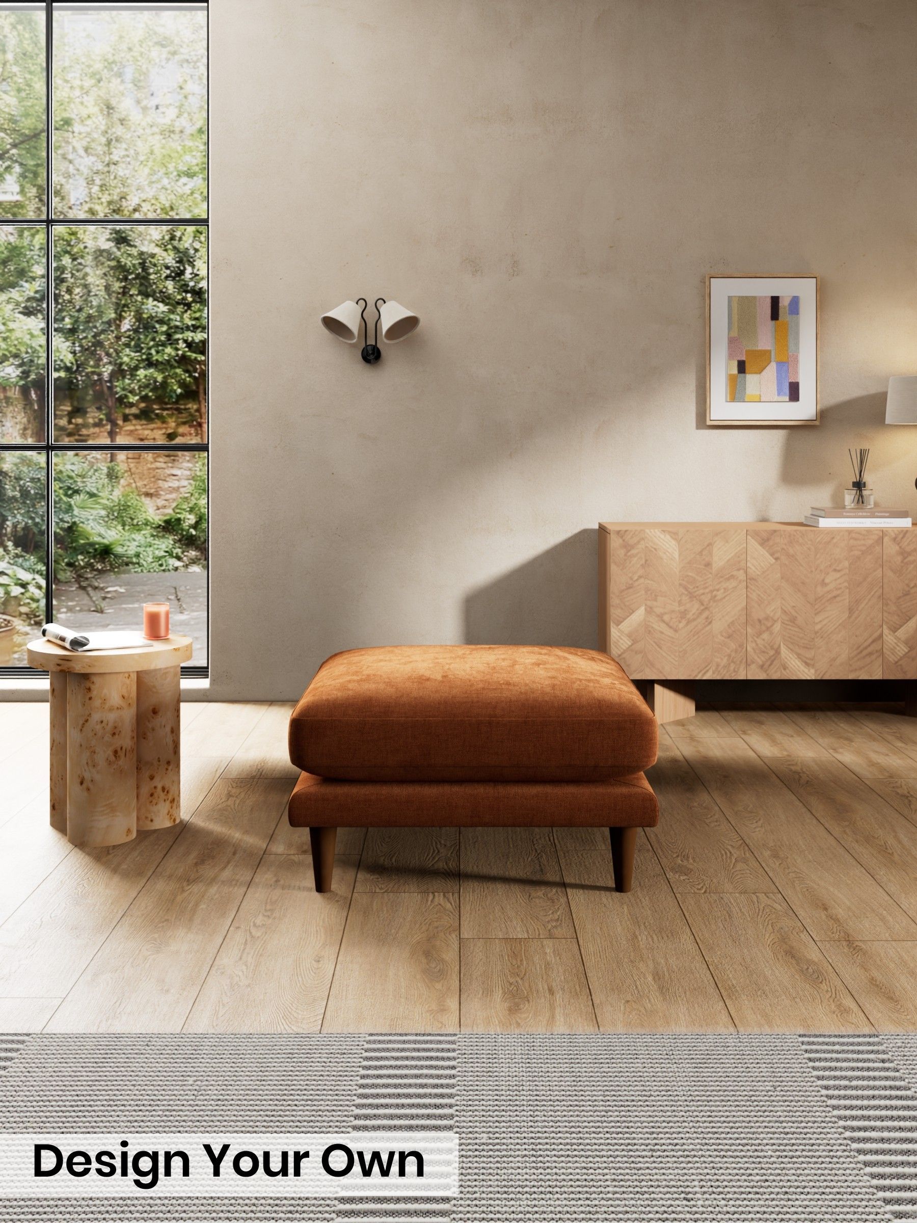 Etched Chenille/Rust Orange - Otis By Made