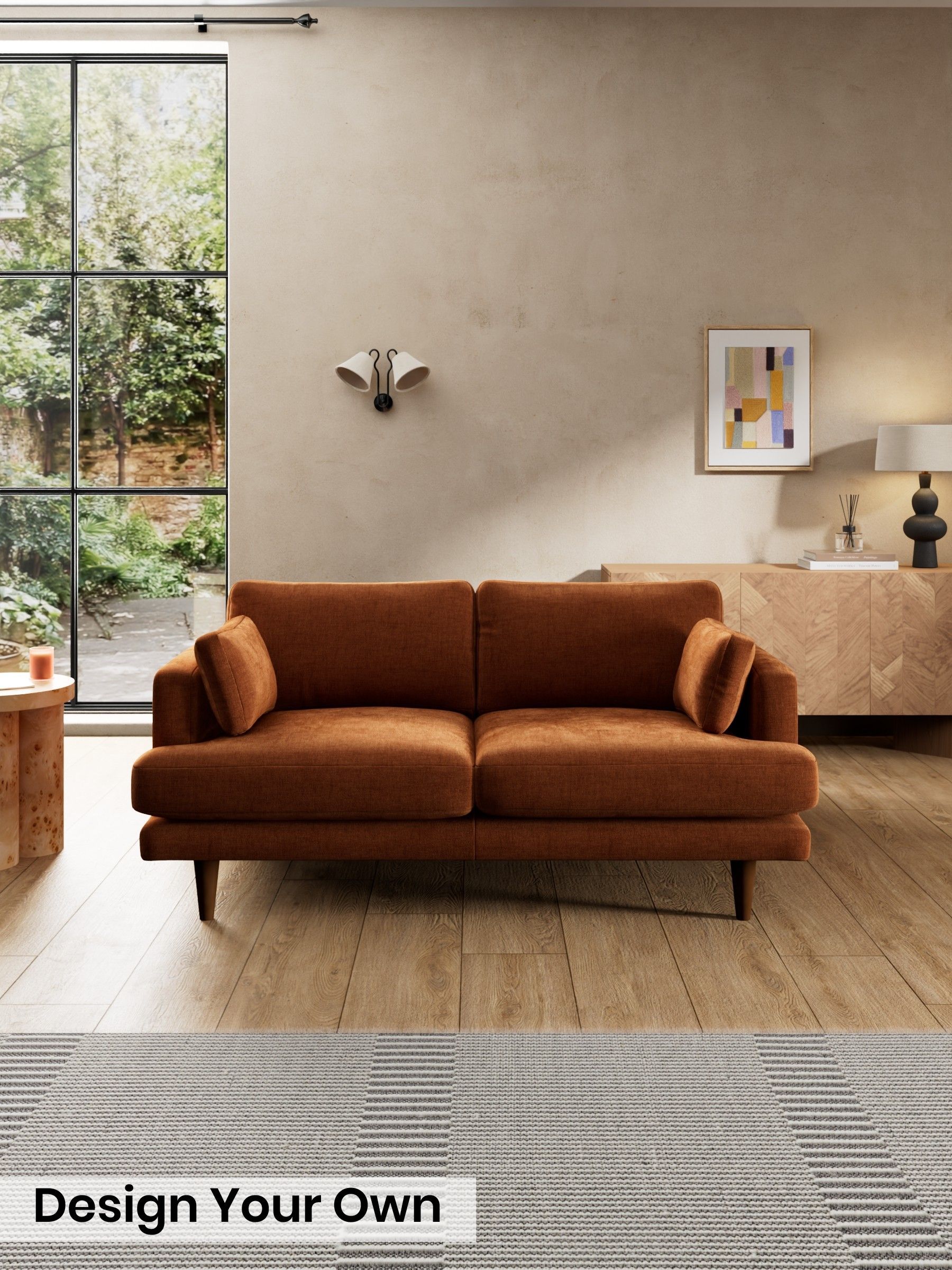Etched Chenille/Rust Orange - Otis By Made