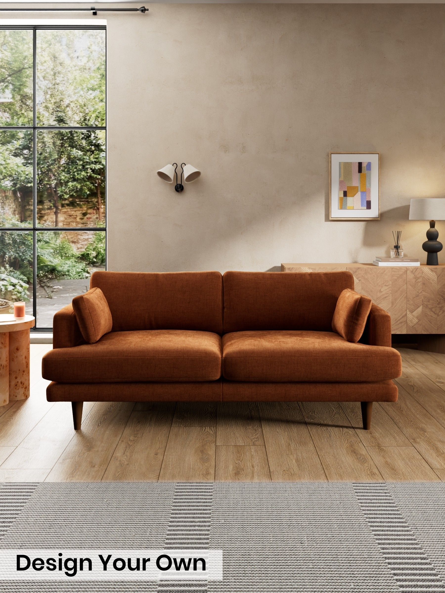 Etched Chenille/Rust Orange - Otis By Made