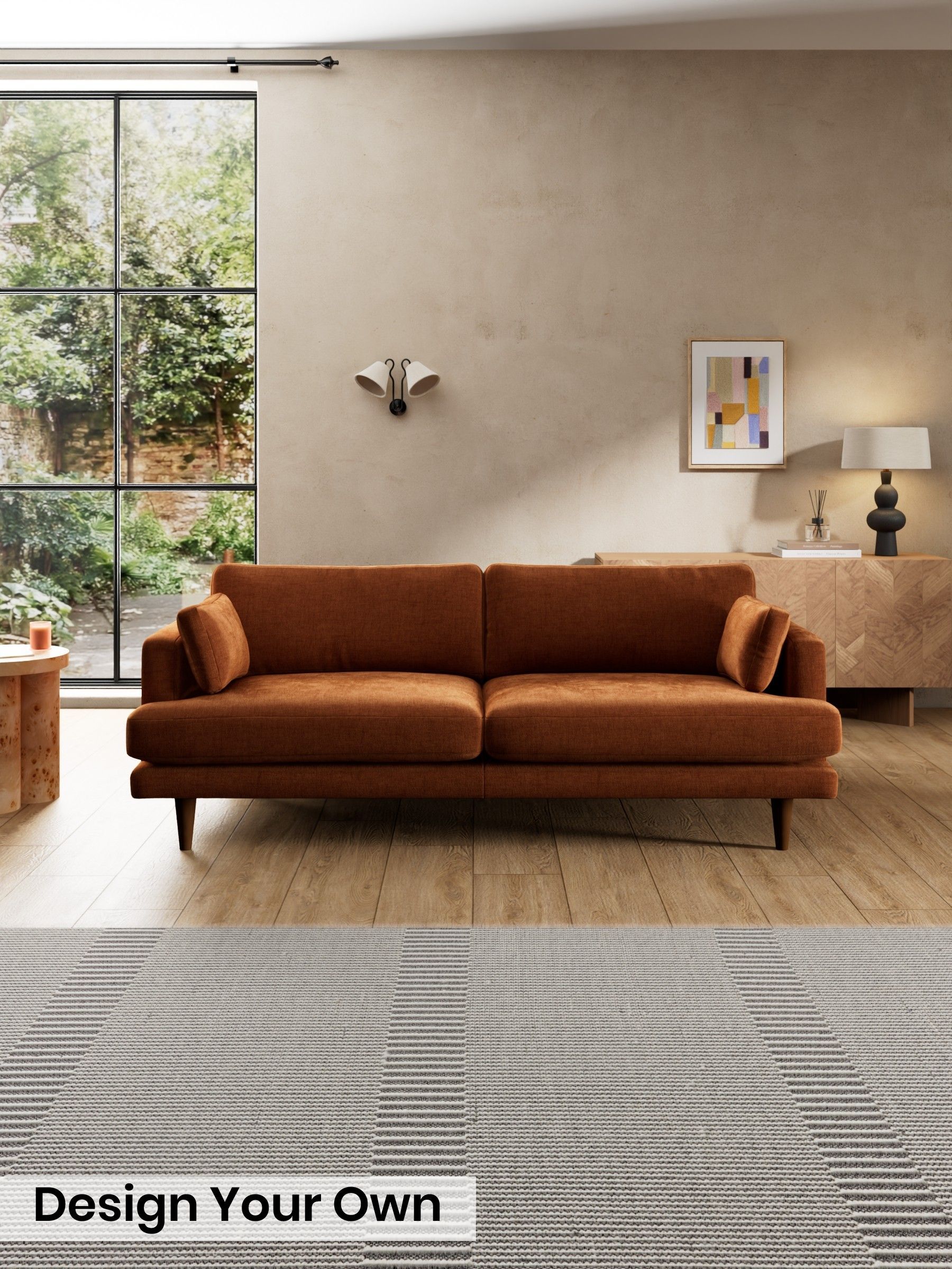 Etched Chenille/Rust Orange - Otis By Made